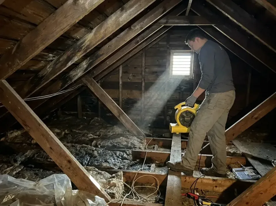 attic-water-damage-drying-proc-007 — frequently asked questions, Emergency Water Extraction & 24/7 Flood Response in Brigant…